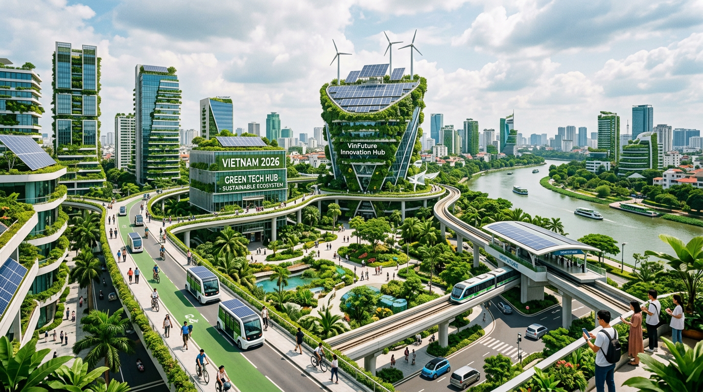 Việt Nam 2026: Đột phá Công nghệ cao và Kiến tạo Hệ sinh thái Kinh tế Xanh Bền vững