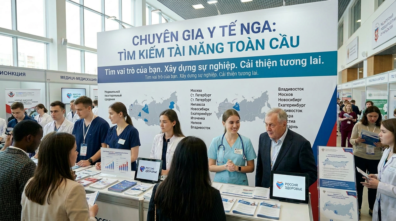 Khủng hoảng nhân lực Y tế ở Nga: Cơ hội cho Lao động Việt Nam?